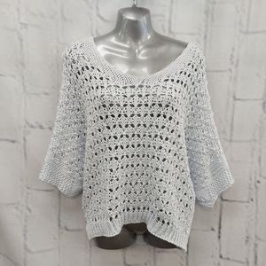 c'est moi Light Blue Sweater Size L